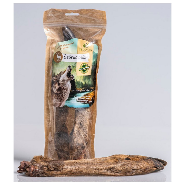 Teomann Dried Hairy Roe Deer Legs with Hooves Teomann Dried Hairy Roe Deer Legs with Hooves