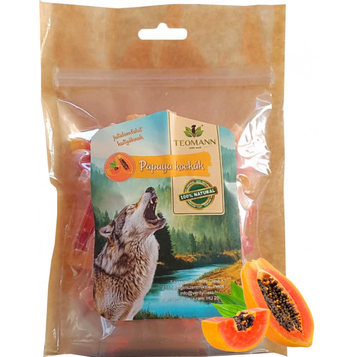 Teomann Dried Papaya Cubes 200g